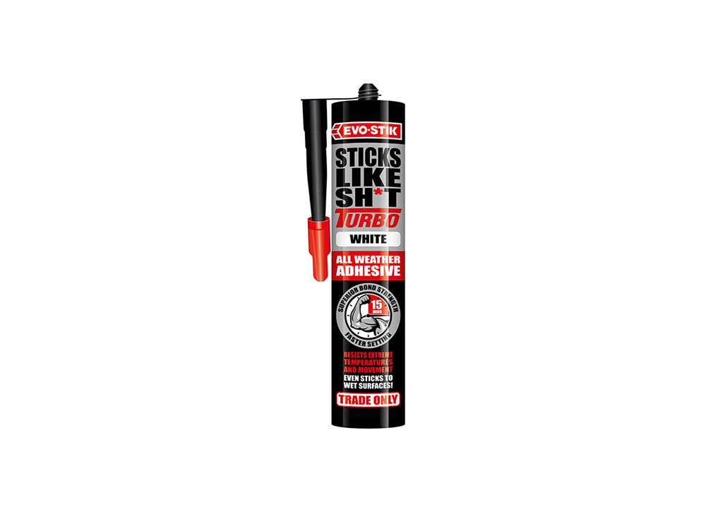 Evo-Stik Sticks Like Sh*t Turbo Adhesive White 290ml