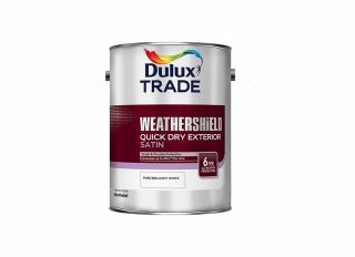Dulux Trade Weathershield Quick Dry Exterior Satin PBW 5L