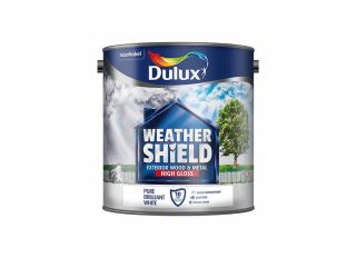 Dulux Trade Weathershield Exterior Gloss Brill White 2.5L