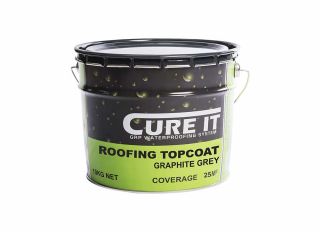 Cure It GRP Roofing Topcoat Graphite Grey 10kg