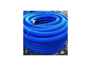 Polypipe Perf Land Drain Coil Blue 100mmx50m LD10050B
