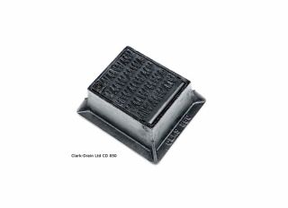 Clark-Drain Surface Stopcock Box Solid Top Cast Iron CD850