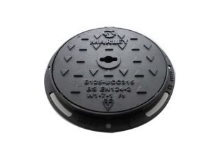 Hunter UCL315 Ductile Iron Round Lid And Frame 300mm 12.5T