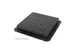 Clark-Drain Manhole C&F Double-Triangular 675x675x100mm CD1659HKMD