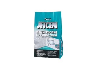 Everbuild Jetcem Waterproofing Rapid Setting Grey Cement 3kg