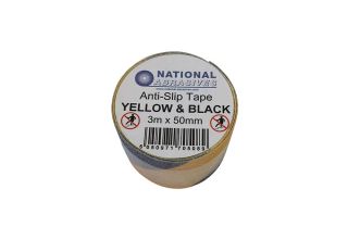 Safety Tread Anti Slip Tape Yellow/Black 50mmx3m