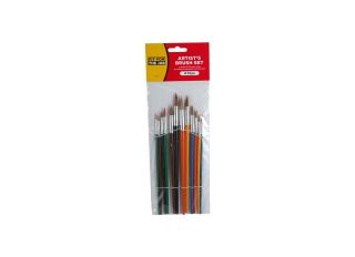 Rodo FFJ Pointed Artist 12 Piece Brush Set