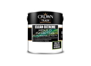 Crown Trade Steracryl Mould Inhibiting Matt Brilliant White 5L