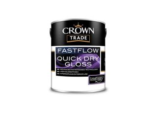 Crown Trade Fastflow Quick Drying Gloss White 5L