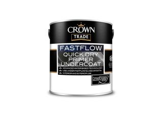 Crown Trade Fastflow Quick Drying Primer Undercoat White 5L