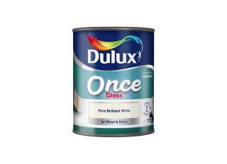 Dulux Once Gloss Brill White 750ml