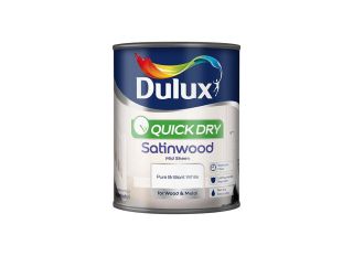 Dulux Quick Dry Satinwood Brill White 750ml