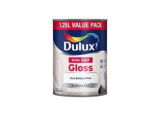 Dulux Nondrip Gloss Brill White 1.25L