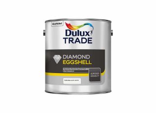 Dulux Trade Diamond Quick Dry Eggshell Brill White 2.5L