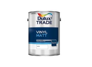 Dulux Trade Vinyl Matt White 5L