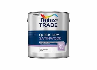 Dulux Trade Quick Dry Satinwood Brill White 2.5L