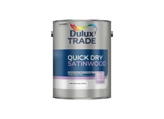 Dulux Trade Quick Dry Satinwood Brill White 5L
