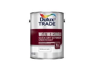 Dulux Trade Weathershield QD Flexible U/Coat WHITE 5L