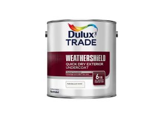 Dulux Trade Weathershield QD Flexible U/Coat WHITE 2.5L