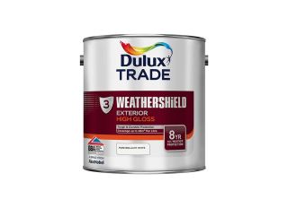 Dulux Trade Weathershield Gloss Brill White 2.5L
