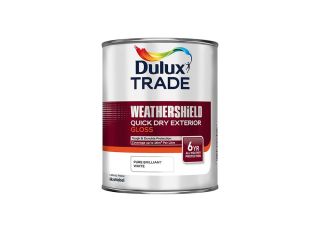 Dulux Trade Weathershield QD High Gloss PBW 1L
