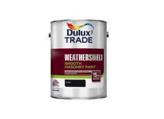 Dulux Trade Weathershield Smooth Masonry Black 5L
