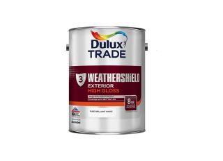 Dulux Trade Weathershield Gloss Brill White 5L