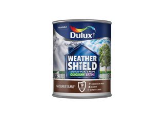 Dulux Weathershield Exterior Satin Hazel Truffle 750ml