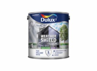 Dulux Weathershield Multisurface Quick Dry Satin Black 2.5L