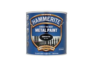 Hammerite Smooth Gloss Black 2.5L