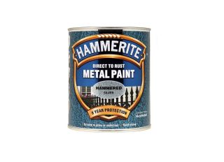 Hammerite Hammered Gloss Silver 750ml