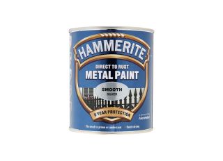 Hammerite Smooth Gloss Silver 750ml