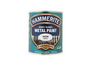 Hammerite Satin White 750ml