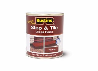 Rustins Step & Tile Gloss Red 500ml