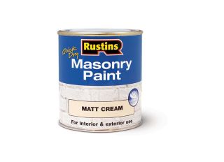 Rustins Quick Dry Masonary Paint Cream 500ml