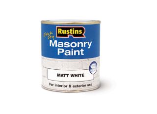 Rustins Quick Dry Masonary Paint White 250ml