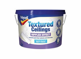 Polycell Textured Ceiling Ripple Finish 2.5L