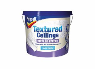 Polycell Textured Ceiling Ripple Finish 5L