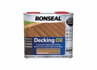 Ronseal Decking Oil Natural Oak 2.5L