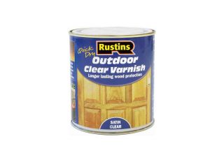 Rustins Quick Dry Outdoor Varnish Satin 500ml