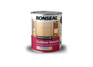 Ronseal Crystal Clear Outdoor Varnish Satin 250ml