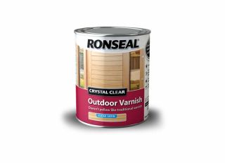 Ronseal Crystal Clear Outdoor Varnish Satin 2.5L