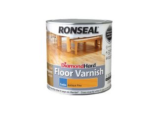 Ronseal Diamond Hard Floor Varnish Antique Pine 2.5L