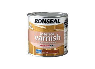 Ronseal Quick Dry Interior Varnish Clear Satin 250ml