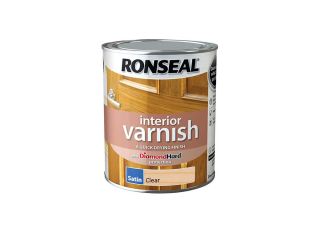 Ronseal Varnish Clear Satin Interior 750ml