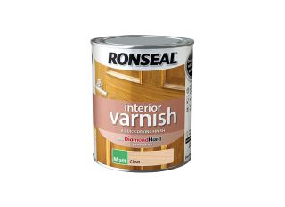 Ronseal Varnish Clear Matt Interior 750ml