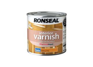 Ronseal Quick Dry Interior Varnish Antique Pine Satin 250ml
