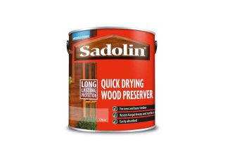 Sadolin Quick Drying Wood Preserver Clear 2.5L