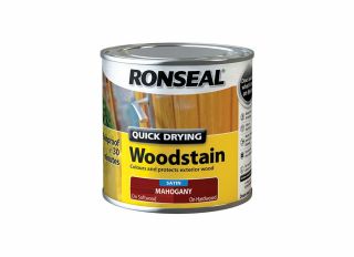 Ronseal Quick Dry Woodstain Mahogany 250ml