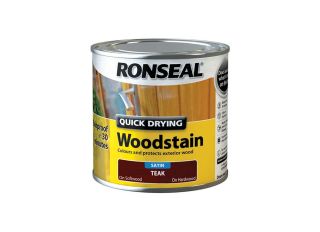Ronseal Quick Dry Woodstain Teak 250ml